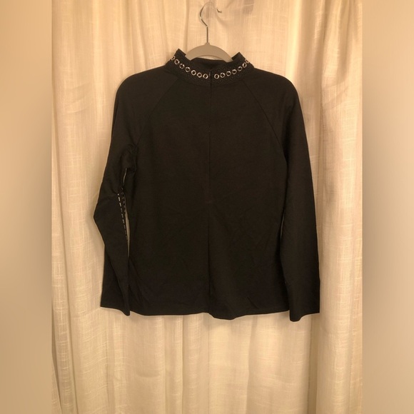 Black Studded Women's Top - Picture 9 of 11